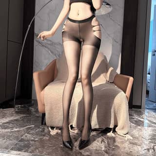 A 3054 Cat Face Stockings